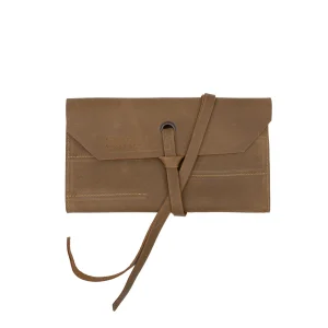 Knife Case, Crazy Horse Brown Full Grain Leather, Chef Roll, Roll Holder, Gift
