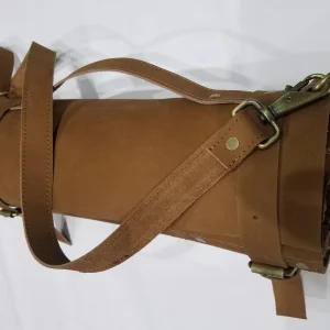 Hand made Real Tan Pure Leather Chef Knives /Bag/Pouch/Case 8 Pockets
